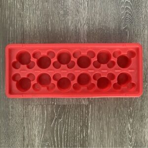Red Mickey Mouse Silicone Ice Tray
